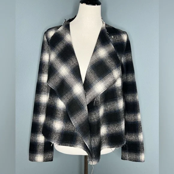 BB Dakota Quinn Plaid Flannel Jacket Size Small - Picture 4 of 9